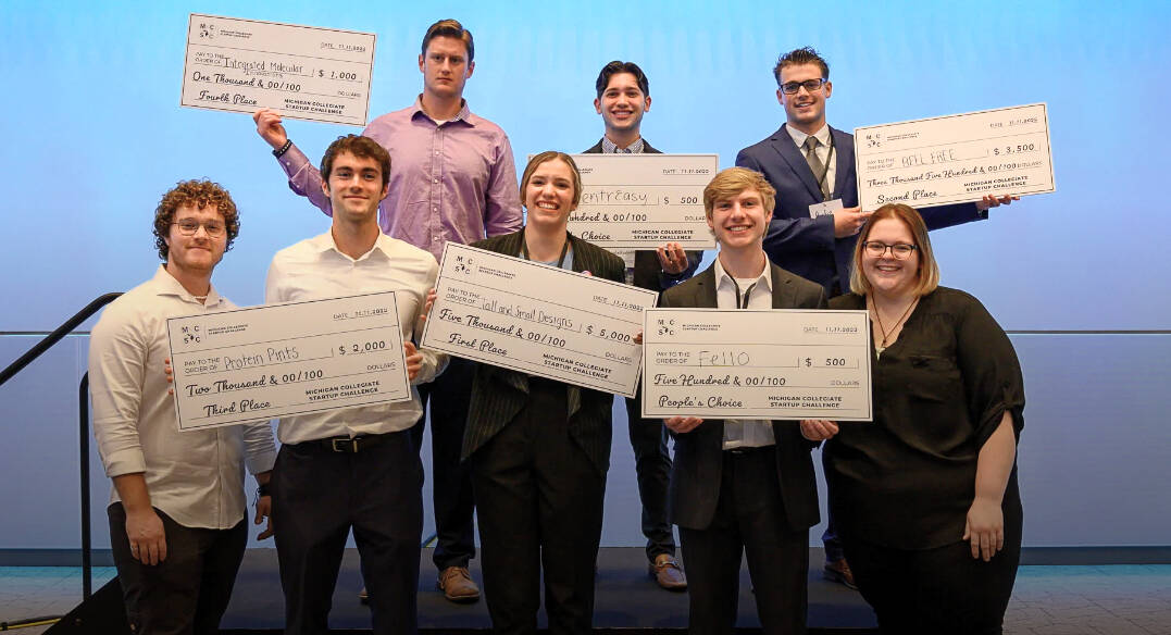 Michigan Collegiate Startup Challenge Group Photo